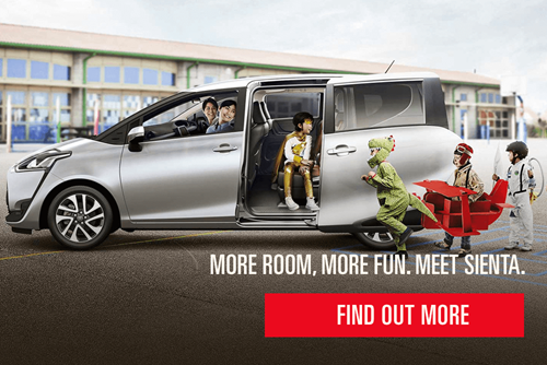Toyota Sienta - 7-seater MPV for Family Fun